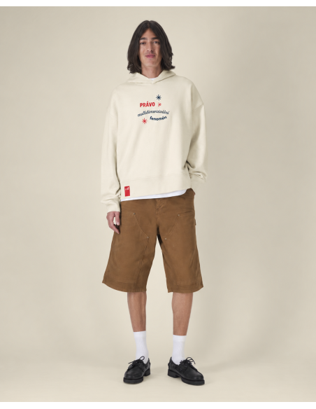 Boxy hoodie Právo unisex